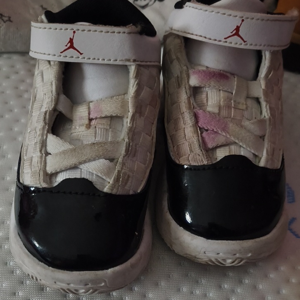 Kids Black and White Sneakers
